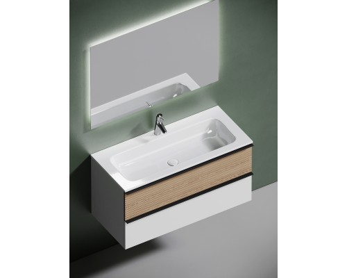 Тумба для раковины SanCos Delta 100 DL100W Дуб белый