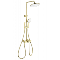 Душевая система с термостатом Wonzon&Woghand, Брашированное золото