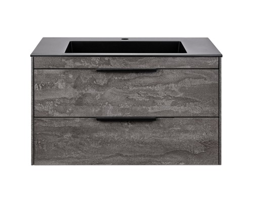 База под раковину Vincea Chiara 2D 800 подвесная 2 выкатных ящика Soft-close G.Stone