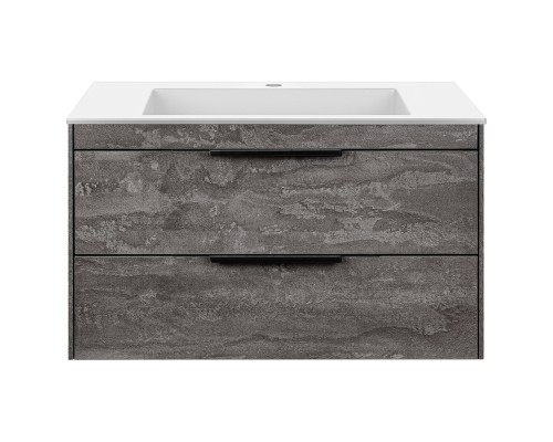 База под раковину Vincea Chiara 2D 800 подвесная 2 выкатных ящика Soft-close G.Stone