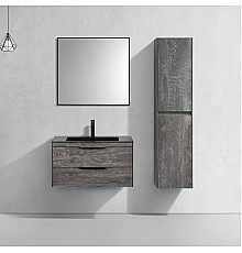 База под раковину Vincea Chiara 2D 800 подвесная 2 выкатных ящика Soft-close G.Stone