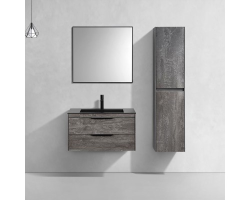 База под раковину Vincea Chiara 2D 800 подвесная 2 выкатных ящика Soft-close G.Stone