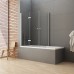 Шторка для ванны NEW TRENDY NEW SOLEO 100x70x140 L хром