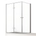 Шторка для ванны NEW TRENDY NEW SOLEO 100x70x140 L хром