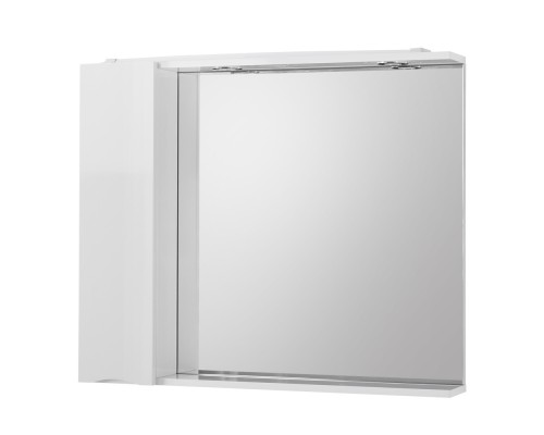 Зеркало со шкафом BelBagno MARINO-SPC-800/750-1A-BL-P-L 80 с подсветкой Bianco Lucido