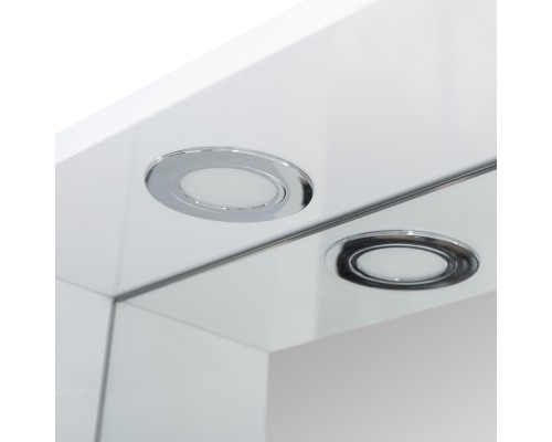 Зеркало со шкафом BelBagno MARINO-SPC-800/750-1A-BL-P-L 80 с подсветкой Bianco Lucido