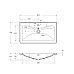 Раковина BelBagno 80 BB800/455-LV-MR-ALR Белая