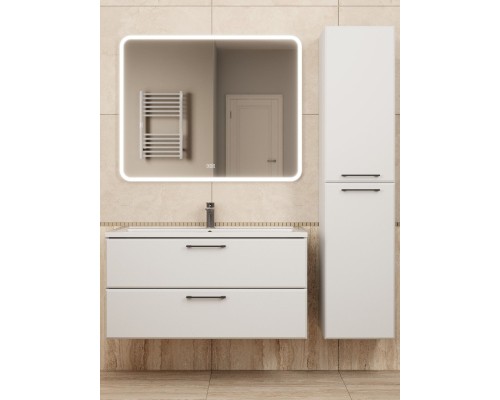 Тумба под раковину Uperwood Foster NEW 100 см, подвесная, белая