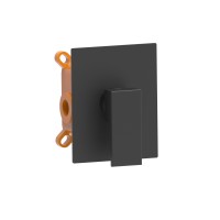 Встраиваемый смеситель для душа AQG Bold, черный матовый