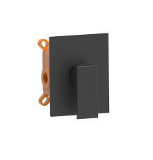 Встраиваемый смеситель для душа AQG Bold, черный матовый