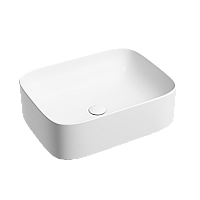 Чаша накладная прямоугольная Ceramica Nova Element 50x38 Белый Матовый