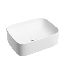 Чаша накладная прямоугольная Ceramica Nova Element 50x38 Белый Матовый