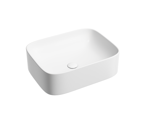 Чаша накладная прямоугольная Ceramica Nova Element 50x38 Белый Матовый