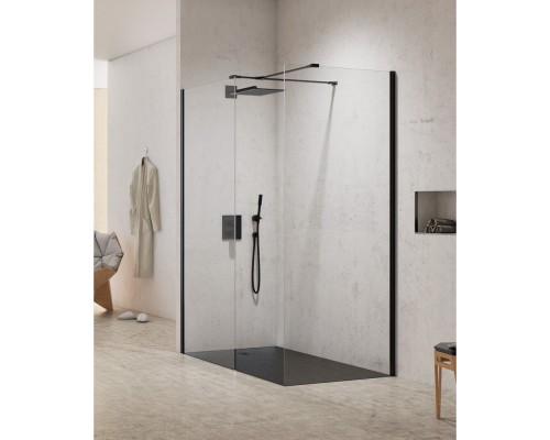 Душевое ограждение NEW TRENDY NEW MODUS BLACK 150x90x200 черный