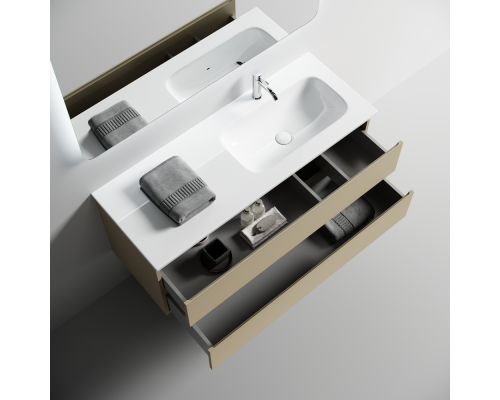 Тумба под раковину Настенная Sancos Folk 119.5 FL120RCP Капучино