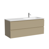 Тумба под раковину Настенная Sancos Folk 119.5 FL120RCP Капучино