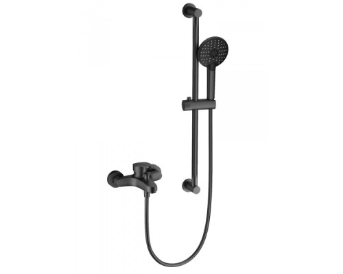 Смеситель для ванны с душевым гарнитуром Wonzon&Woghand, Темный графит