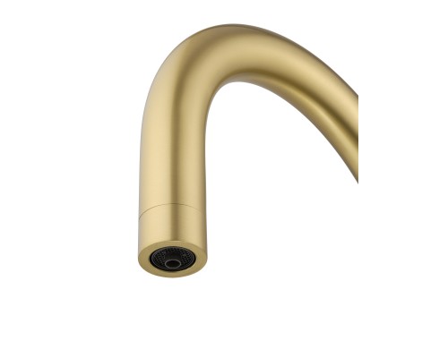 Смеситель для кухни c подключением фильтра Wonzon&Woghand, Браш золото WW-3211-BG