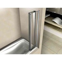 Шторка на ванну Cezares PRATICO-V-5-120/140-C-Cr