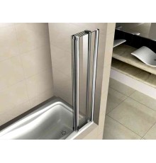 Шторка на ванну Cezares PRATICO-V-5-120/140-C-Cr