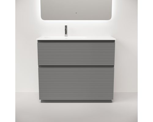 Тумба под раковину Напольная Sancos Folk Floor 99.5 FL100FRES Ergraut soft