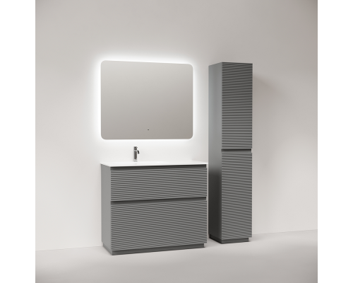 Тумба под раковину Напольная Sancos Folk Floor 99.5 FL100FRES Ergraut soft