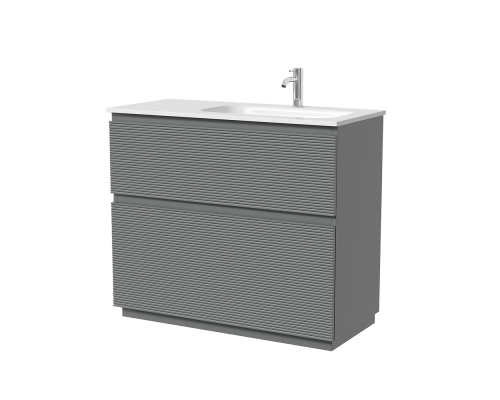 Тумба под раковину Напольная Sancos Folk Floor 99.5 FL100FRES Ergraut soft