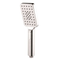 Ручной душ антикальцевый AQG NITE SQ 110х80мм, 2х режимный, хром