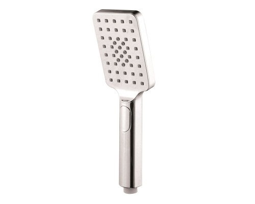 Ручной душ антикальцевый AQG NITE SQ 110х80мм, 2х режимный, хром