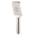 Ручной душ антикальцевый AQG NITE SQ 110х80мм, 2х режимный, хром