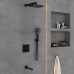 Душевой комплект Vincea VSFW-4311MB встраиваемый 3 режима черный