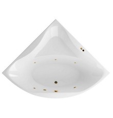 Ванна гидромассажная EXCELLENT Glamour 150x150 SOFT золото