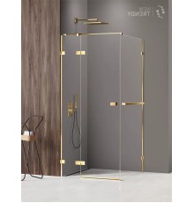 Душевое ограждение NEW TRENDY AVEXA GOLD SHINE L 120x100x200 золото