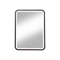 Зеркало Taliente Zled с LED-подсветкой, 60x80 см, прямоугольное, черное