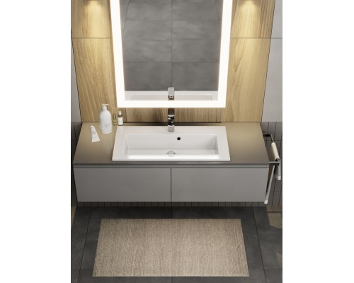 Раковина для ванной 70 см, Uperwood Aurora, белая глянцевая