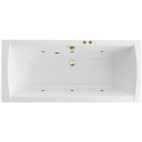 Ванна гидромассажная EXCELLENT Aquaria Lux Slim 180x80 SOFT бронза