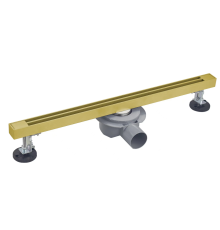 Душевой трап 60 см Wonzon&Woghand, Брашированное золото WW-65406T-BG