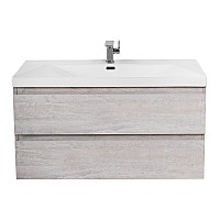 Тумба под раковину Cezares Molveno 80 MOLVENO-80-2C-SO-LB подвесная Legno Bianco