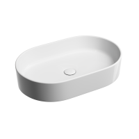 Чаша накладная овальная Ceramica Nova Element 60x38 белый