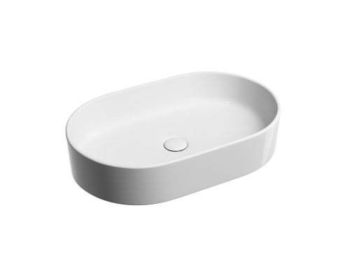 Чаша накладная овальная Ceramica Nova Element 60x38 белый