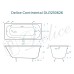 Ванна чугунная Delice Continental 160х70