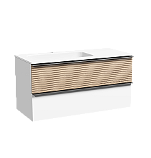 Тумба для раковины SanCos Delta 100 DL100LW Дуб белый