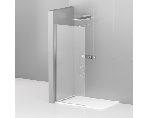 Душевая перегородка Cezares Liberta 130 LIBERTA-L-1-130-120-C-Cr Хром