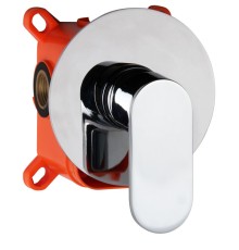 Встраиваемый смеситель для душа AQG Beta, хром