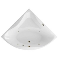 Ванна гидромассажная EXCELLENT Glamour 150x150 SOFT бронза
