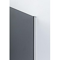 Душевая перегородка Cezares Liberta 100 LIBERTA-L-1-100-GR-Cr профиль Хром стекло серое