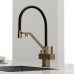 Смеситель для кухни SANCOS Loro SC4007BG с подключением фильтра для воды, браш золото