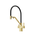 Смеситель для кухни SANCOS Loro SC4007BG с подключением фильтра для воды, браш золото