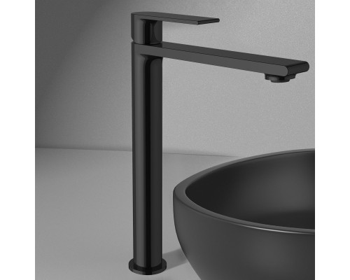 Смеситель для раковины Vincea Vogue VBF-1V2MB однорычажный черный