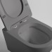Унитаз подвесной Vincea Globo VT1-14SMA безободковый антрацит матовый сиденье Soft-close